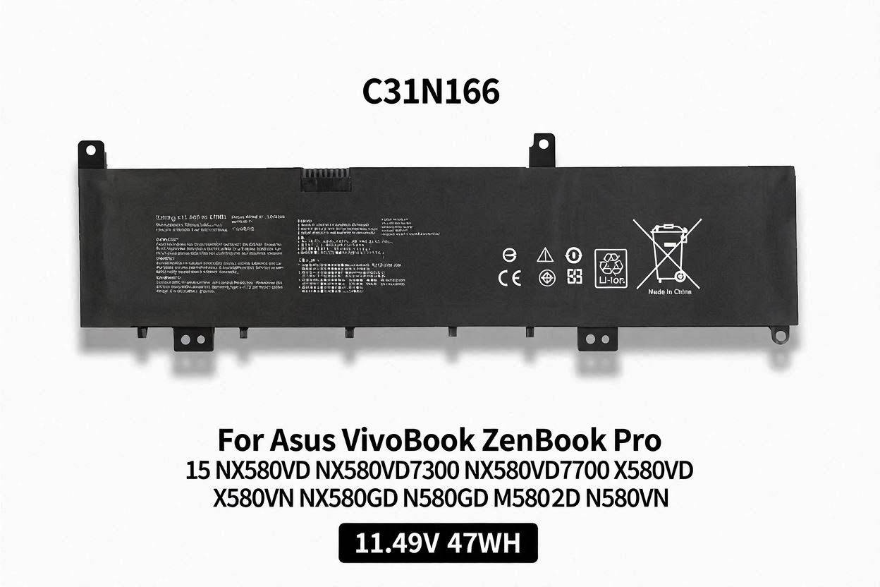 Pin Asus VivoBook Pro 15 N580V N580VD N580VN N580GD NX580V NX580VD X580V X580GD M580GD ZenBook UX502VD C31N1636 47Wh