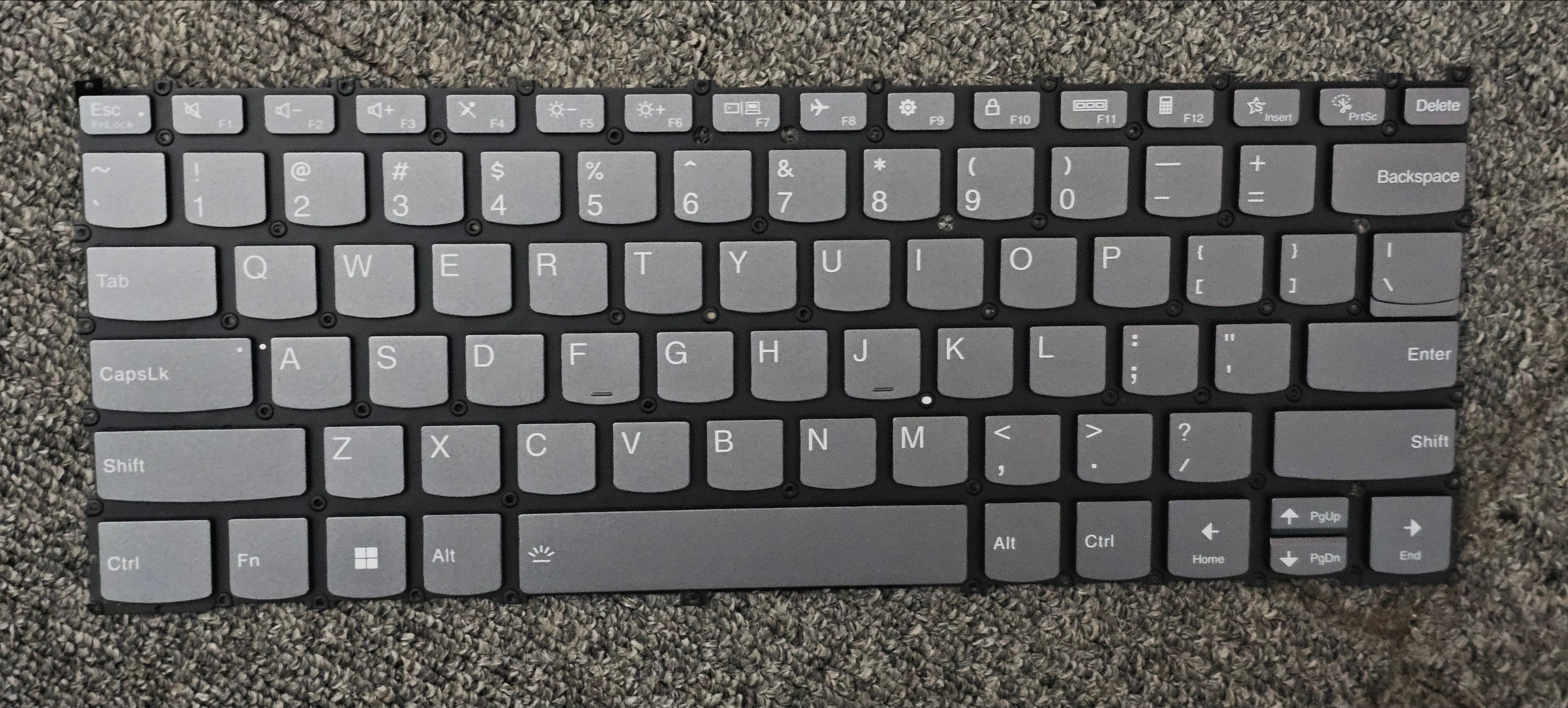 Bàn Phím Lenovo Yoga 7 14IRL8 / 14ARP8 Yoga 7 2-in-1 / Yoga 7 14AHP9 / Yoga 7 14IML9 màu xám, có đèn led Original.