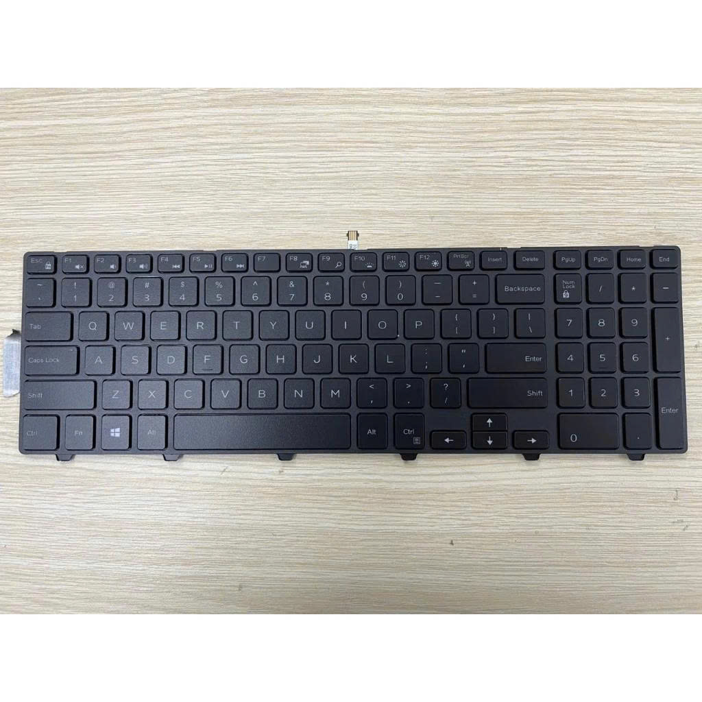 Bàn Phím Dell Inspiron 3541 / 3542 / 3543 / 3547 / 3551 / 3552 / 3558 / 3559 / 3567 / 3568 / 3576 / 5542 / 5543 / 5545 / 5547 / 5548 / 5551 / 5555 / 5558 / 5559 / 5575 / 5576 / 5577 / 5758 / 5759 / 7557 / 7559 màu đen, Original.