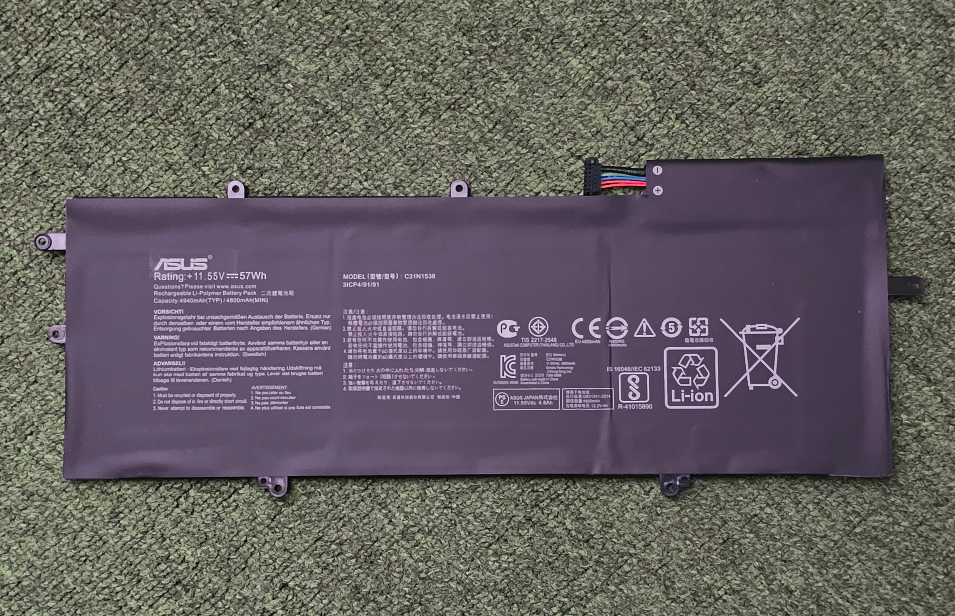 Pin Asus ZenBook Flip Q324UA UX360UA UX360UAK / C31N1538 57Wh