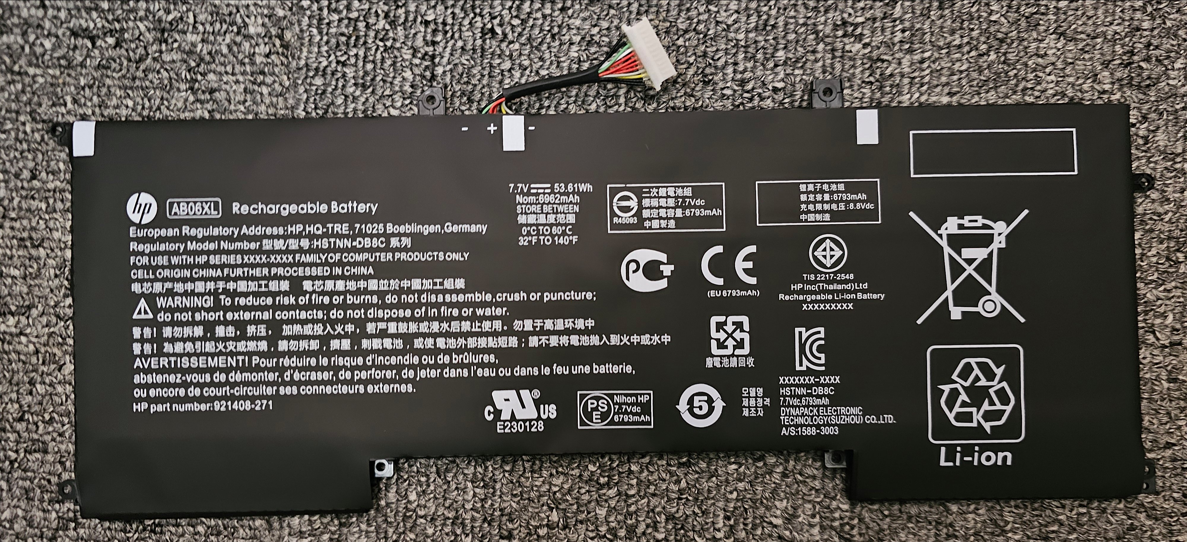 Pin HP 13-AD000 13-AD019TU 13-AD020TU 13-AD106TU 13-AD108TU / AB06XL 53.6Wh