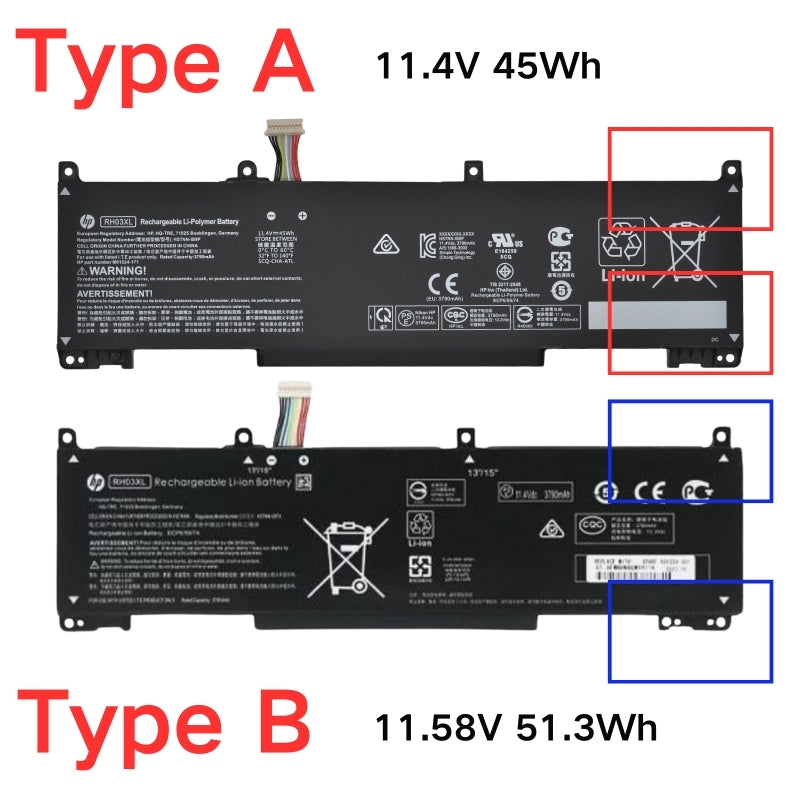 Pin HP ProBook 430 G8 / 440 G8 / 440 G9 / 450 G8 / 650 G8 / RH03XL 45Wh