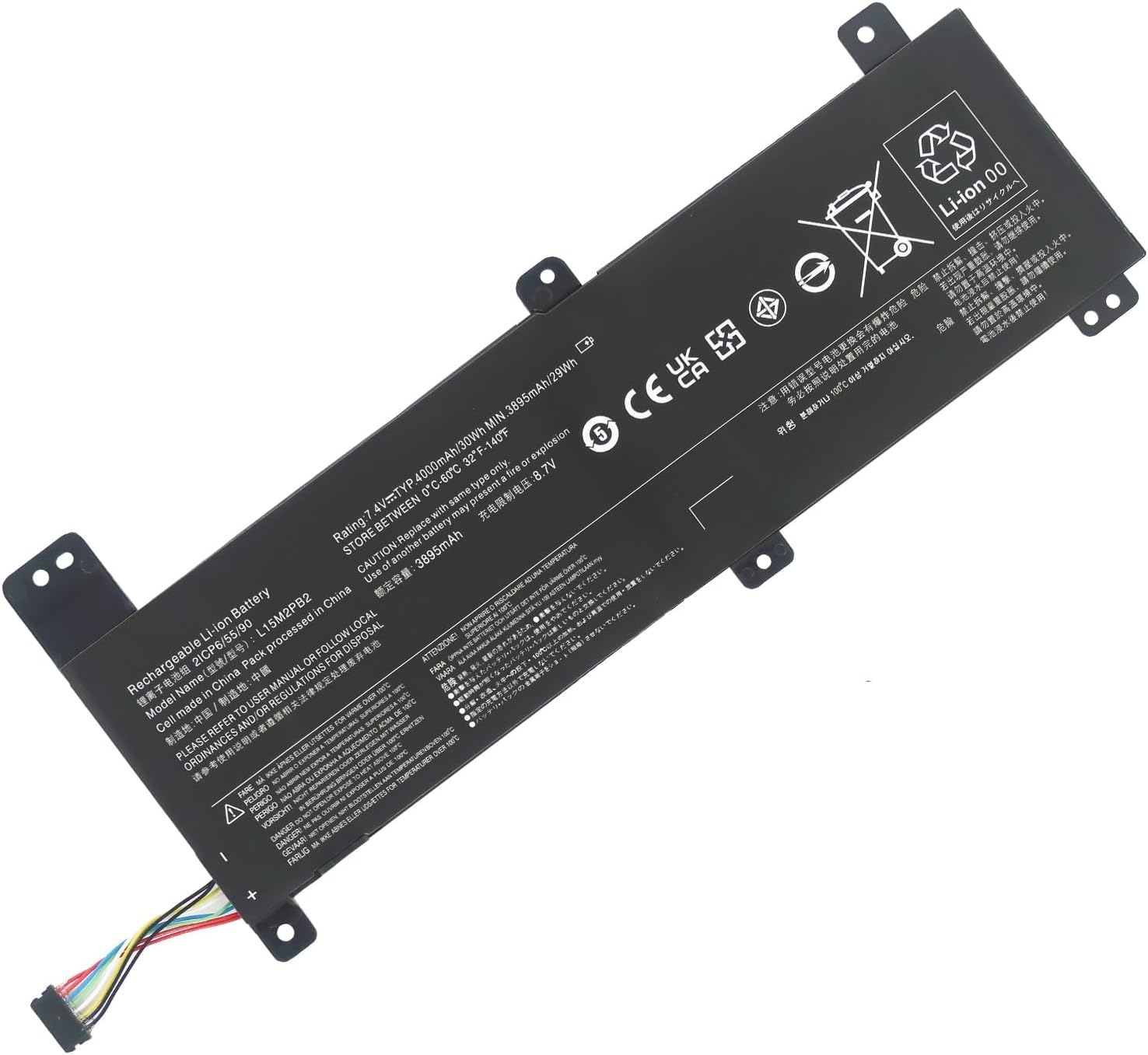 Pin Lenovo IdeaPad 310-14IAP 310-14ISK 310-14IKB L15M2PB2 L15M2PB4 L15L2PB2 30Wh
