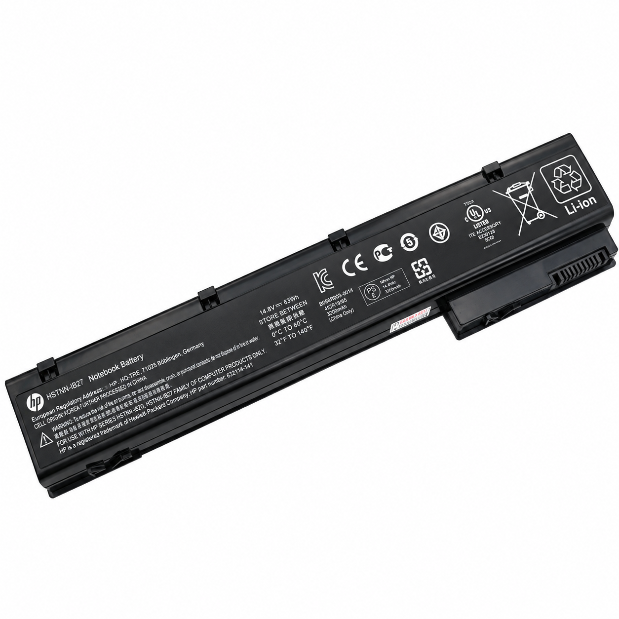 Pin HP 8560W 8570w 8760w 8770w 8560W VH08 / VH08XL 65Wh