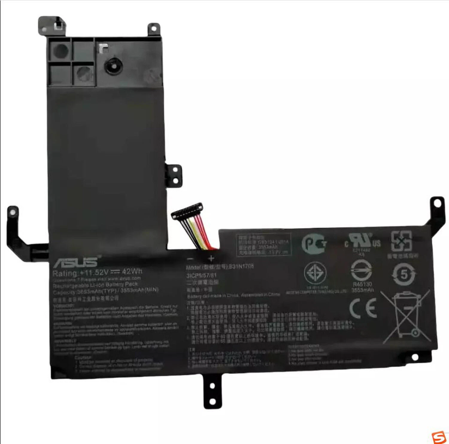 Pin Asus TP410 / B31N1705 42Wh