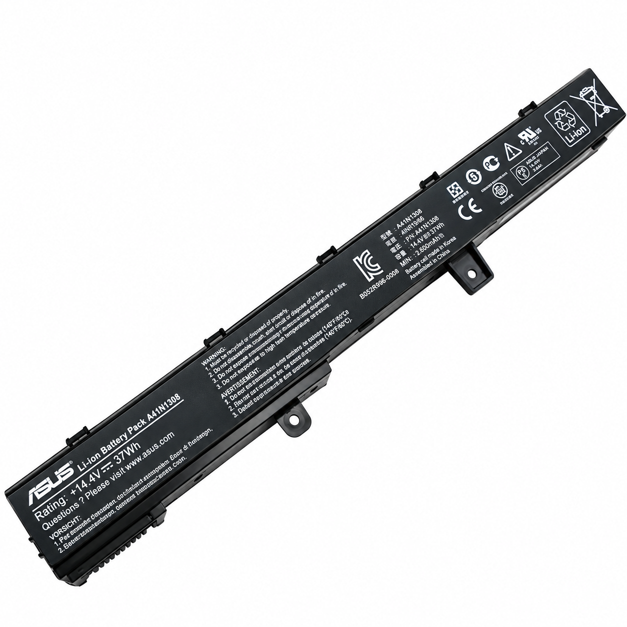 Pin Asus X451 X451C X551 X551C F451 F551 P451 P551 / A41N1408 / A31N1319 / A41N1308 37Wh