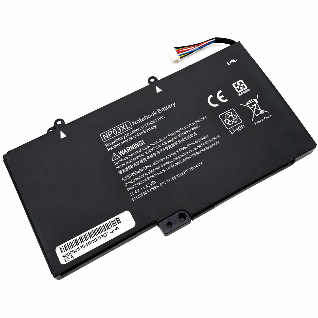Pin HP Envy x360 13-A000 15-U000 / NP03XL 43Wh