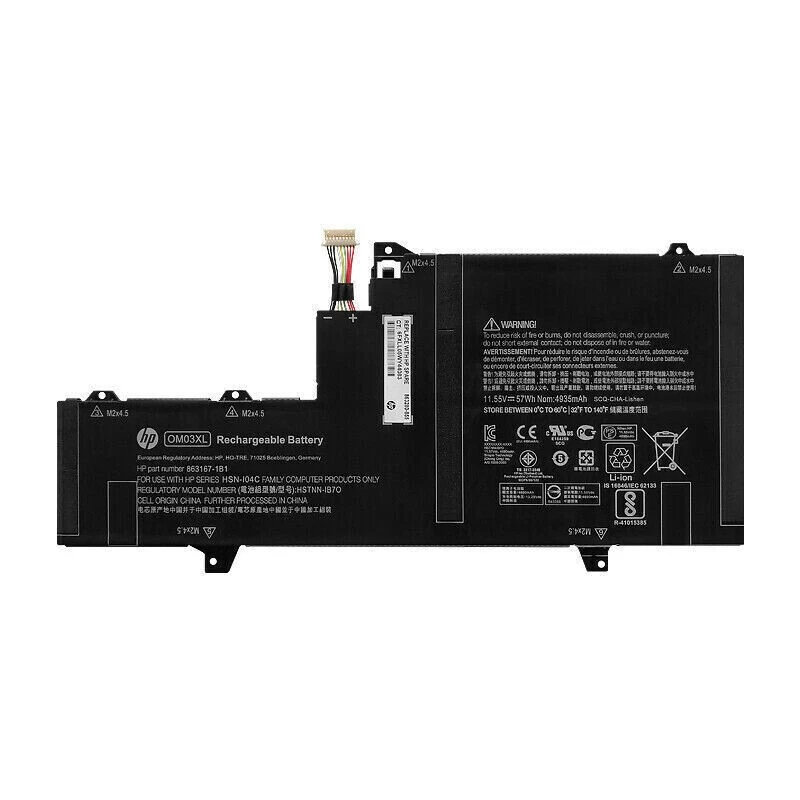 Pin HP EliteBook 1030 G2 / OM03XL 57Wh