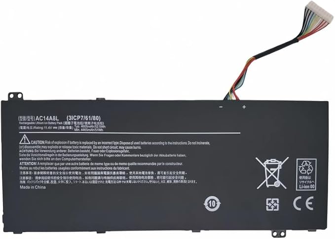 Pin Acer VN7-571 VN7-591 VN7-791 VX5-591 / AC14A8L 52.7Wh