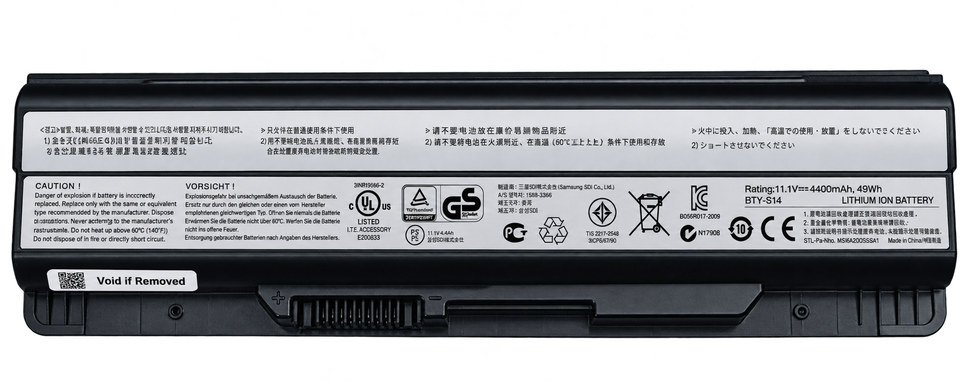 Pin MSI CR650 CX61 CX650 FX700 GE60 CR41 CR70 / BTY-S15 / BTY-S14 48Wh
