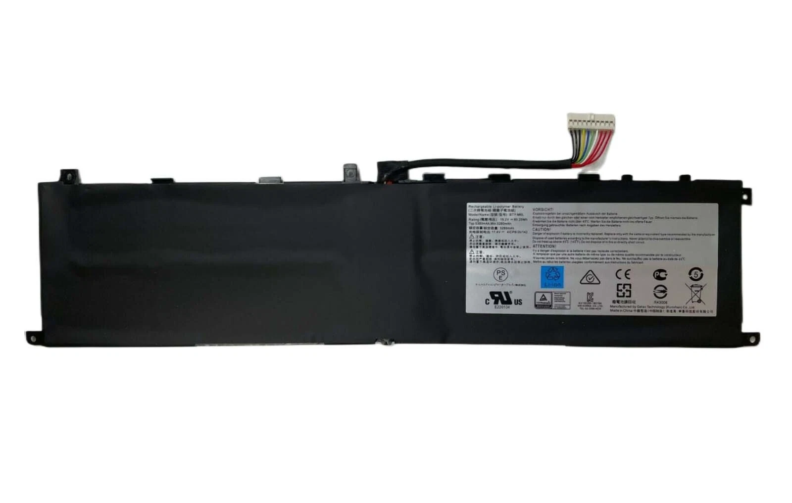 Pin MSI GS65 8RF 8RE PS42 8RB P65 9RE / MS-16Q2 PS63 / BTY-M6L 80.25Wh