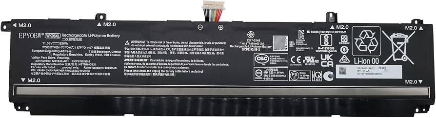 Pin HP Omen 7 16-B 16-C / 7 Plus 17-CK / 8 Plus 17-CK / 9 Plus 17-CK / WK06XL 83Wh