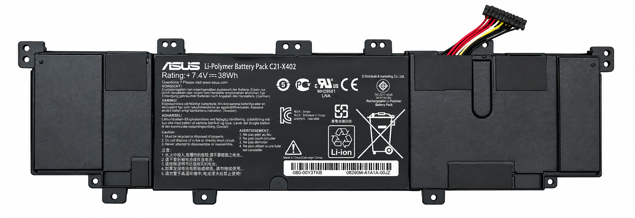 Pin Asus X402 S300 S400 / C31-X402 44Wh