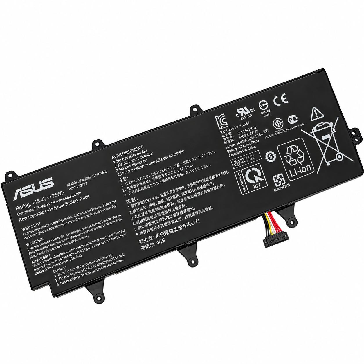 Pin Asus ROG Zephyrus S GX701G GX735G / C41N1802 76Wh