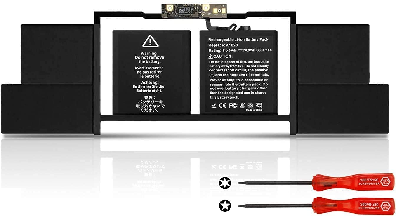 Pin Macbook Pro 15in 2016 2017 model: A1707, mã pin A1820 76Wh chất lượng tốt