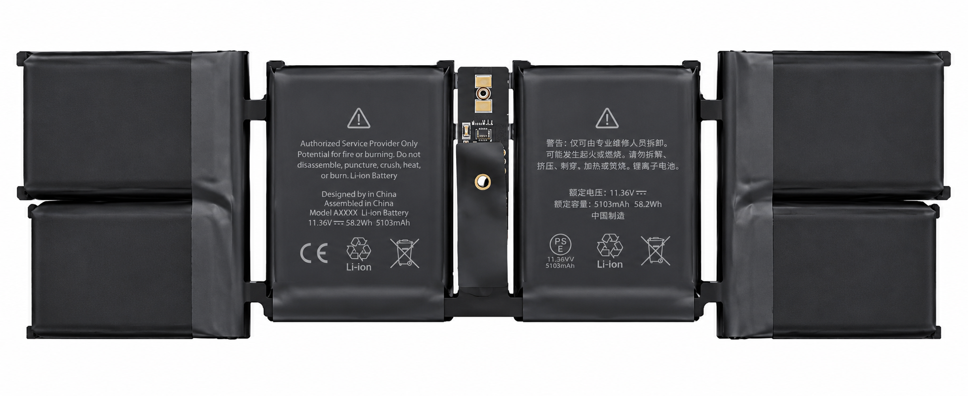 Pin Macbook Pro 14in M1 M2 M3 2021 2023 2024 model: A2442 / A2779 / A2918, mã pin A2519 69.6Wh
