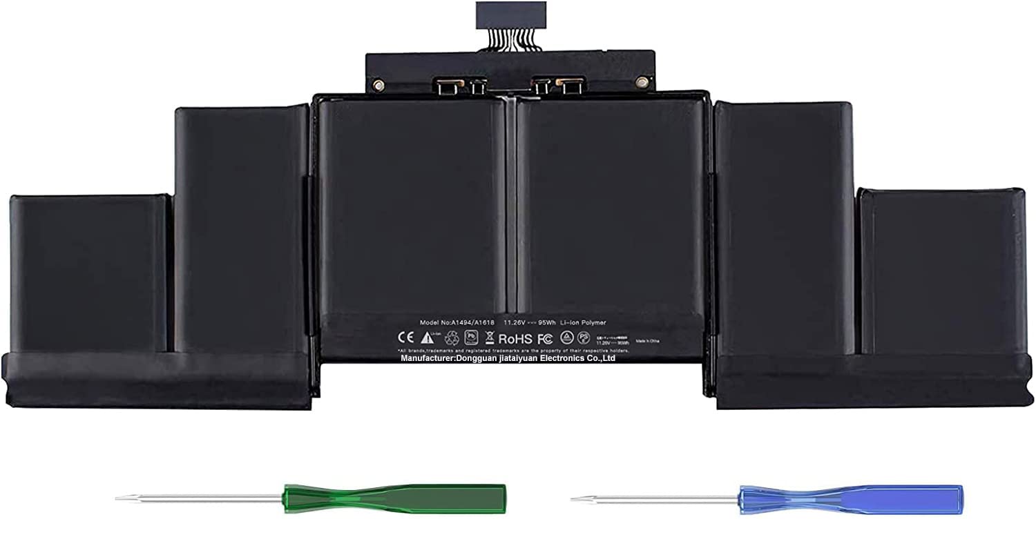 Pin Macbook Pro rertina 15in cuối 2013 - 2014 model: A1398, mã pin A1494 95Wh