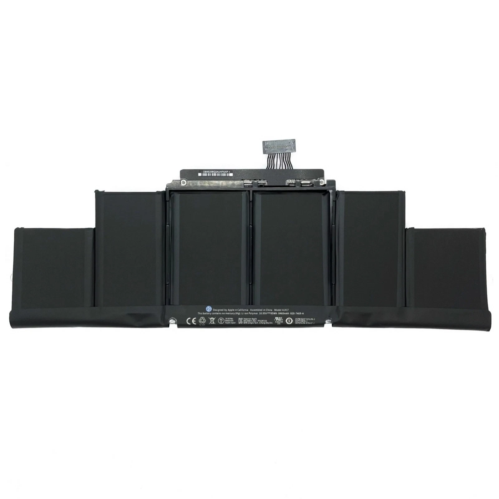 Pin Macbook Pro rertina 15in 2012 - đầu 2013 model: A1398, mã pin A1417 95Wh