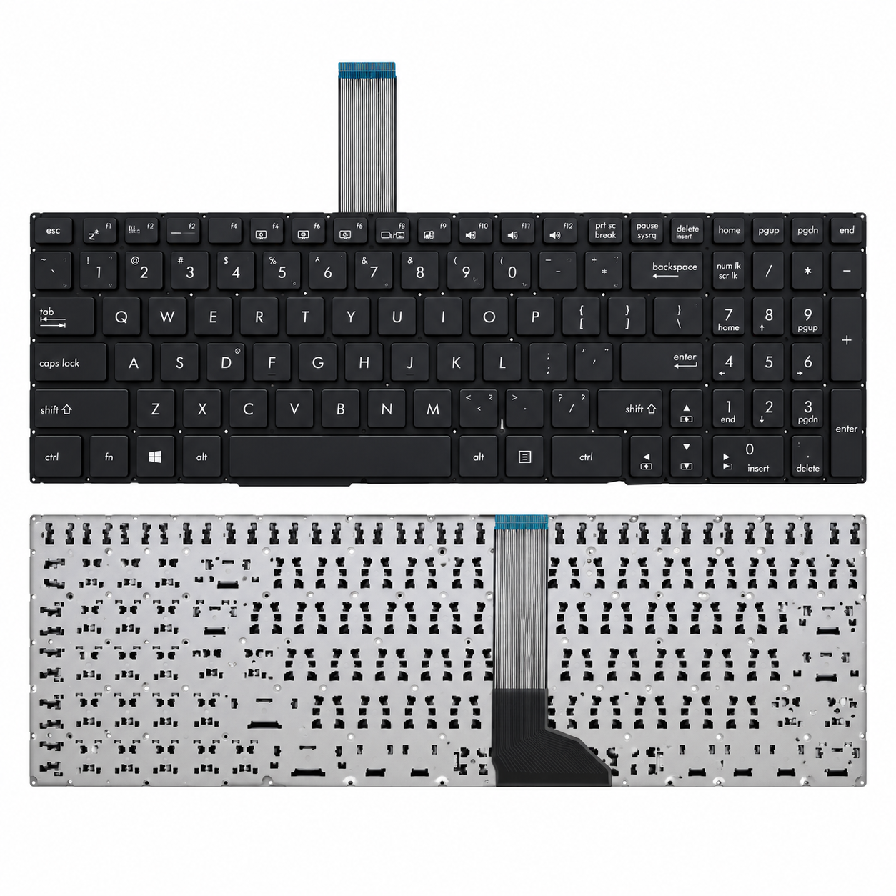 Bàn Phím Asus X550 / K550 / A550 / X501 / X552 / P550L màu đen, không đèn led