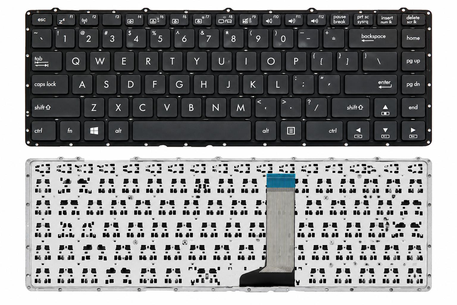 Bàn Phím Asus K46 màu đen, không đèn led.
