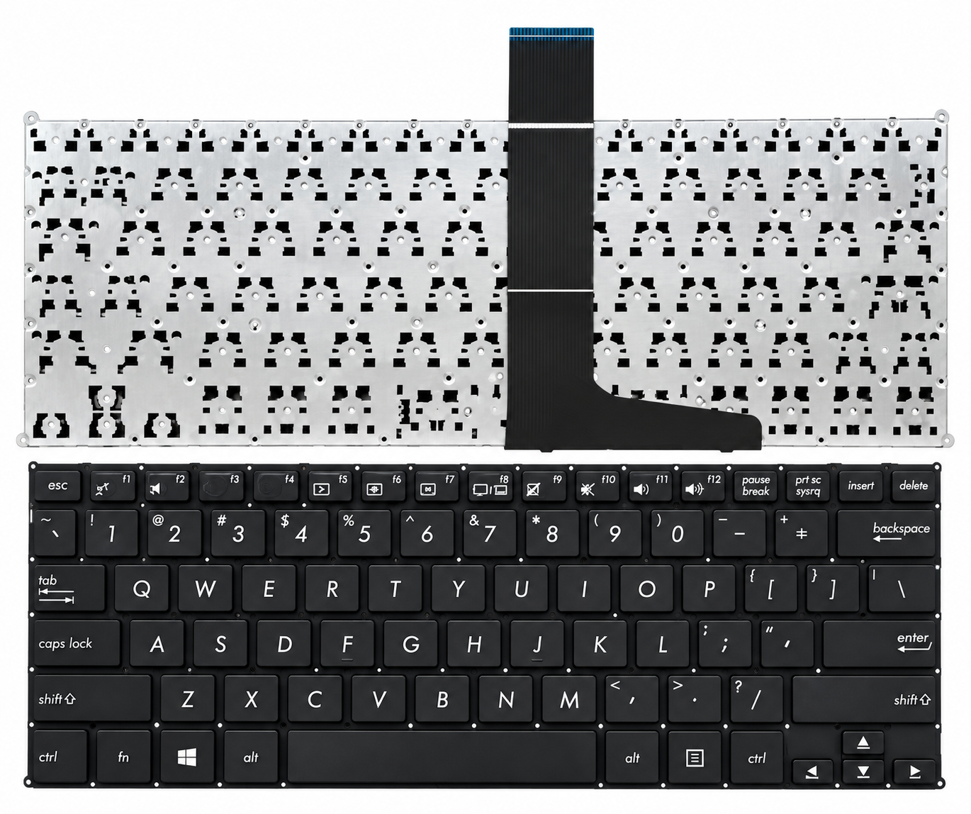 Bàn Phím Asus F200M / X200 màu đen, không đèn led.