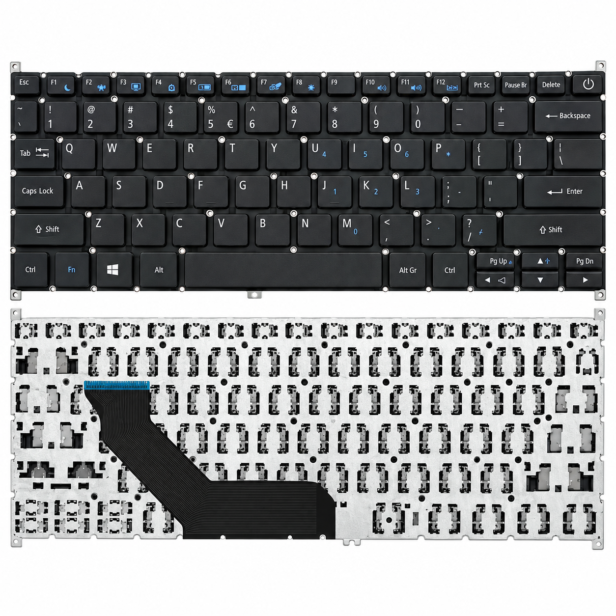 Bàn Phím Acer S13 / S5-371 / S5-371T / Swift SF113-31 màu đen, không đèn led.
