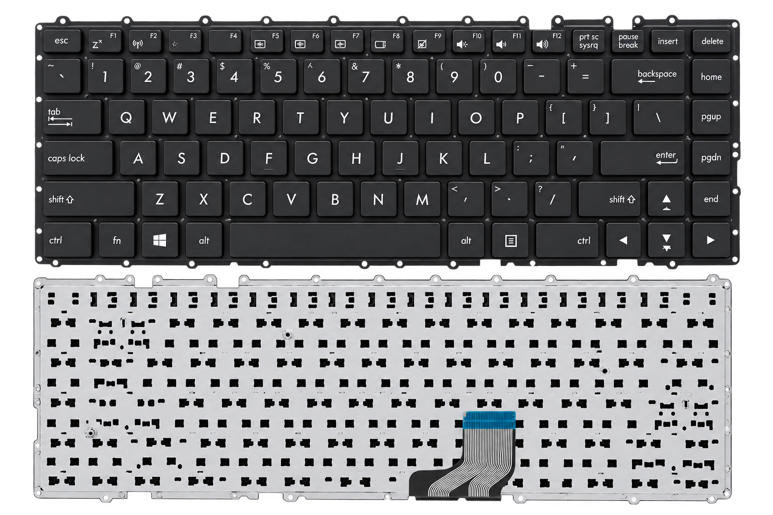 Bàn Phím Asus A400U / K401L / A401 màu đen, không đèn led.