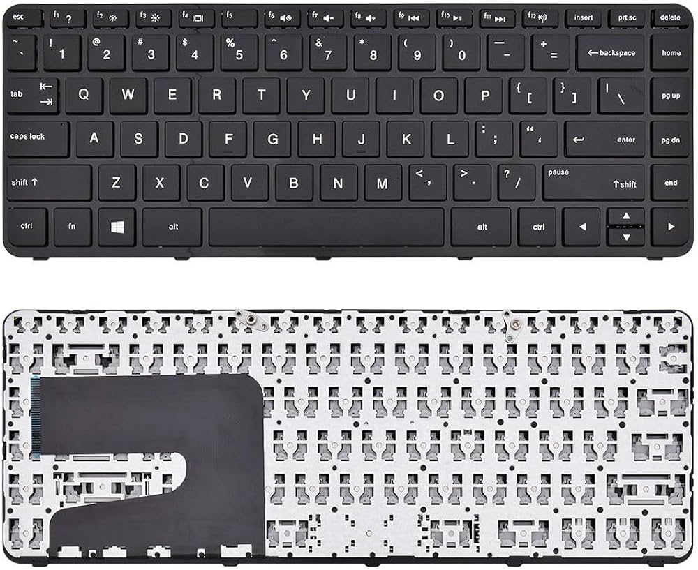 Bàn Phím HP 14-E / 14-N / 14-G / 14-R màu đen, không đèn led, có khung.