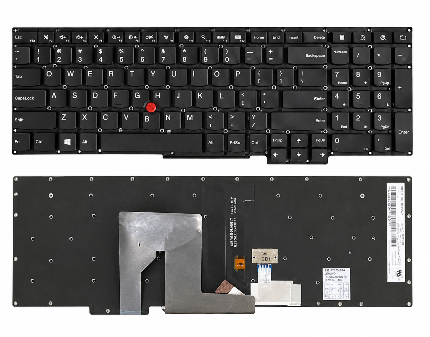 Bàn Phím Lenovo S5-S531 / S540 màu đen, có đèn led + có chuột Original.