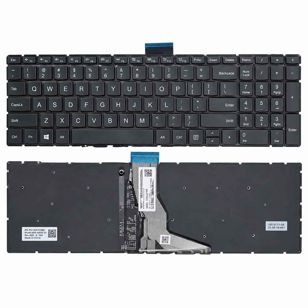 Bàn Phím HP 15-BS / 17-BS / 15S-FQ / 15Z-EF2000 có đèn led Original.