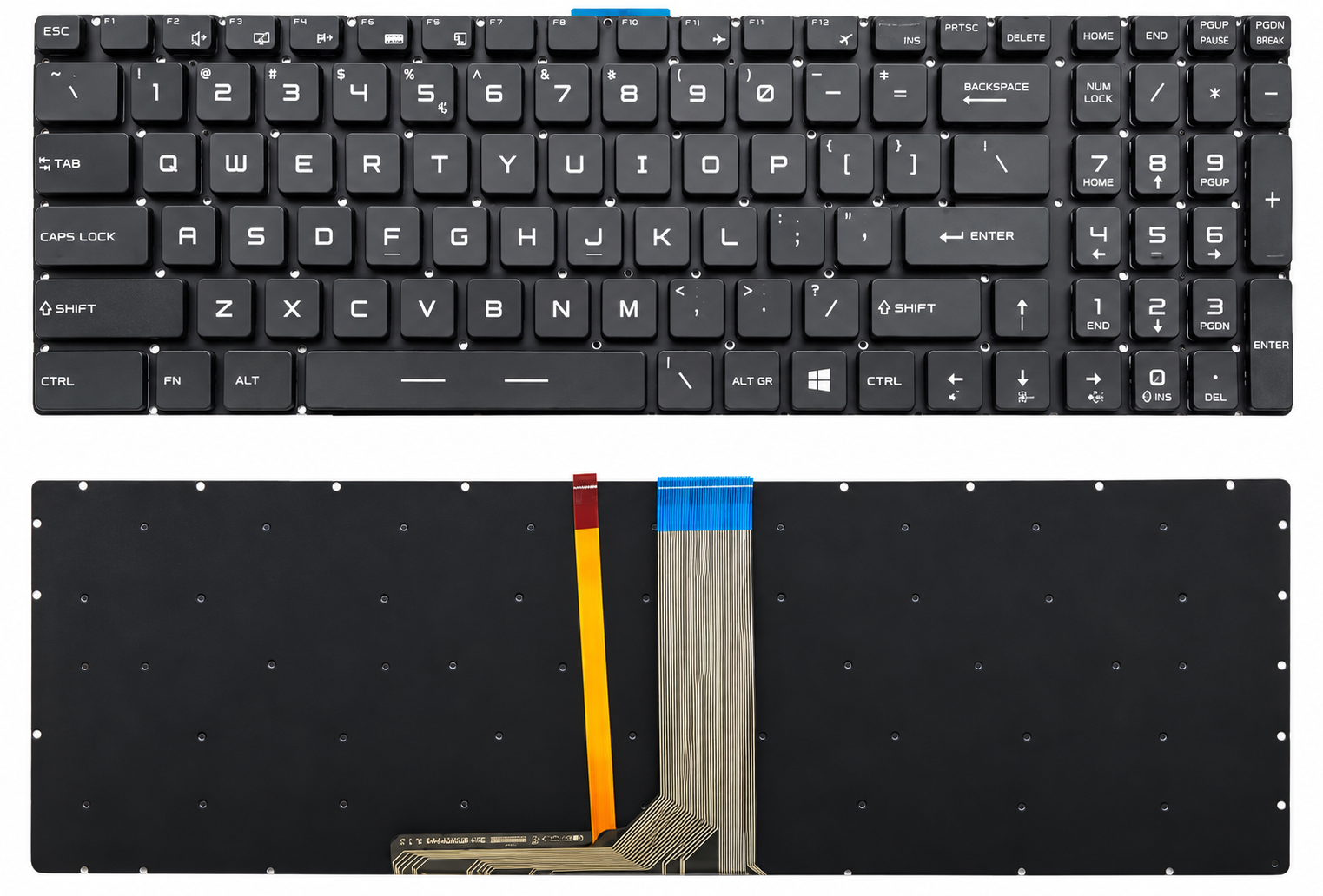 Bàn Phím MSI GL65 / GS60 / GL62 / GL75 / GP65 có đèn led Original
