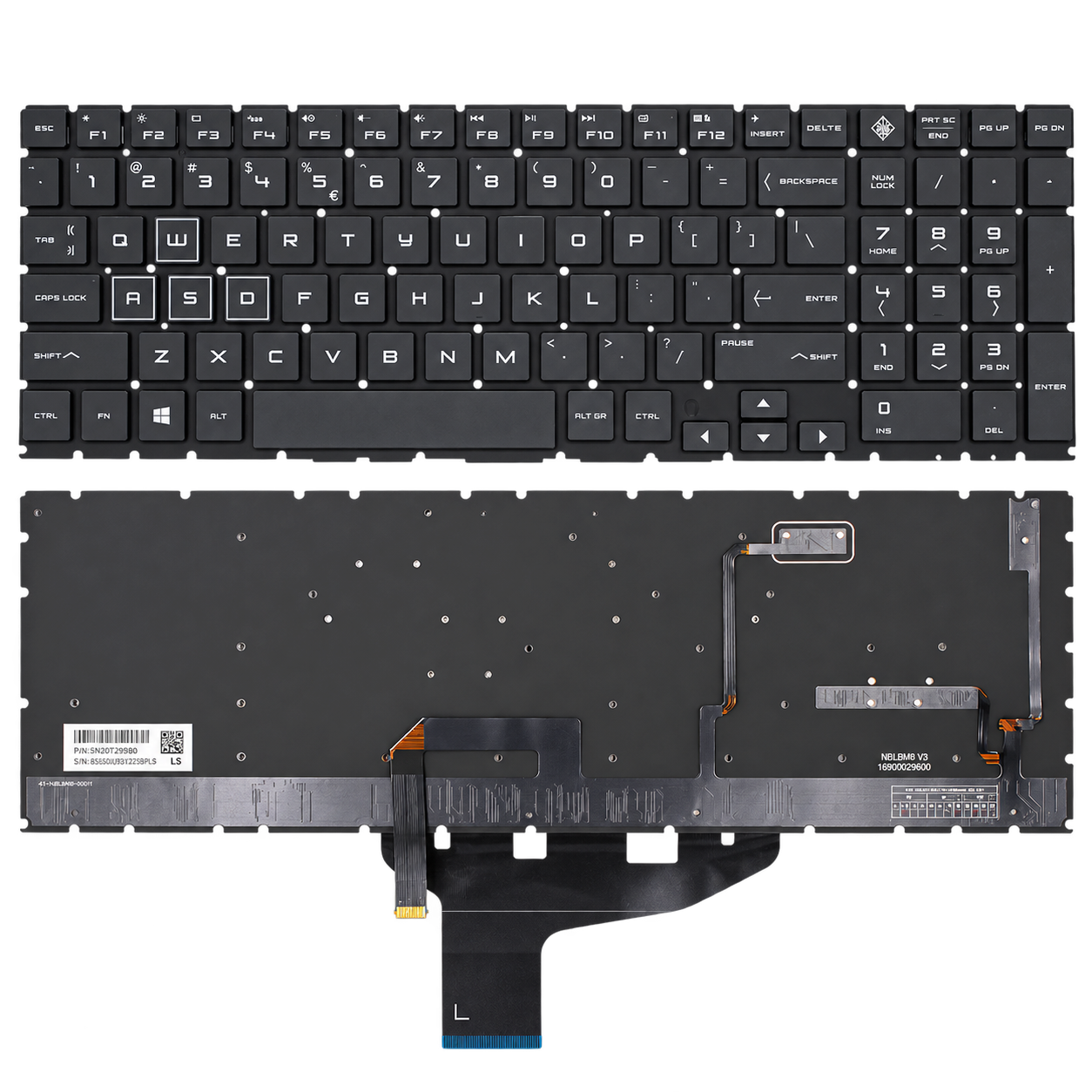 Bàn Phím HP 15-DC / 15T-DC / 15-DH có led.
