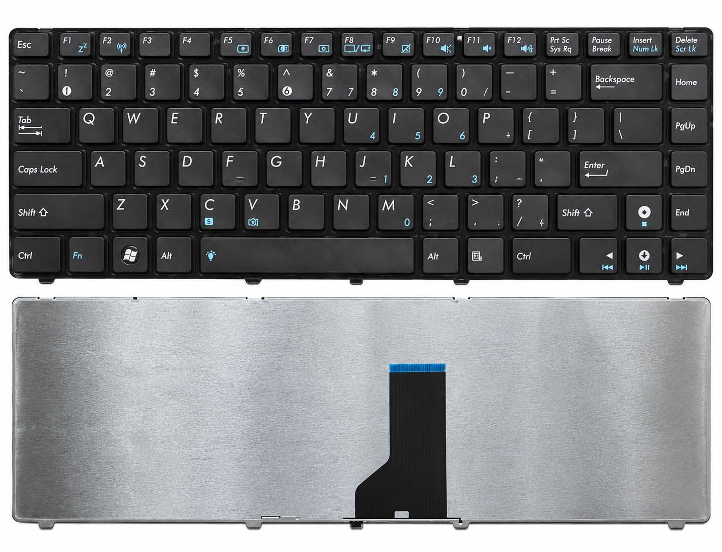Bàn Phím Asus K42 / A42 / X42 / X44H / K43 / K84C màu đen, không đèn led.
