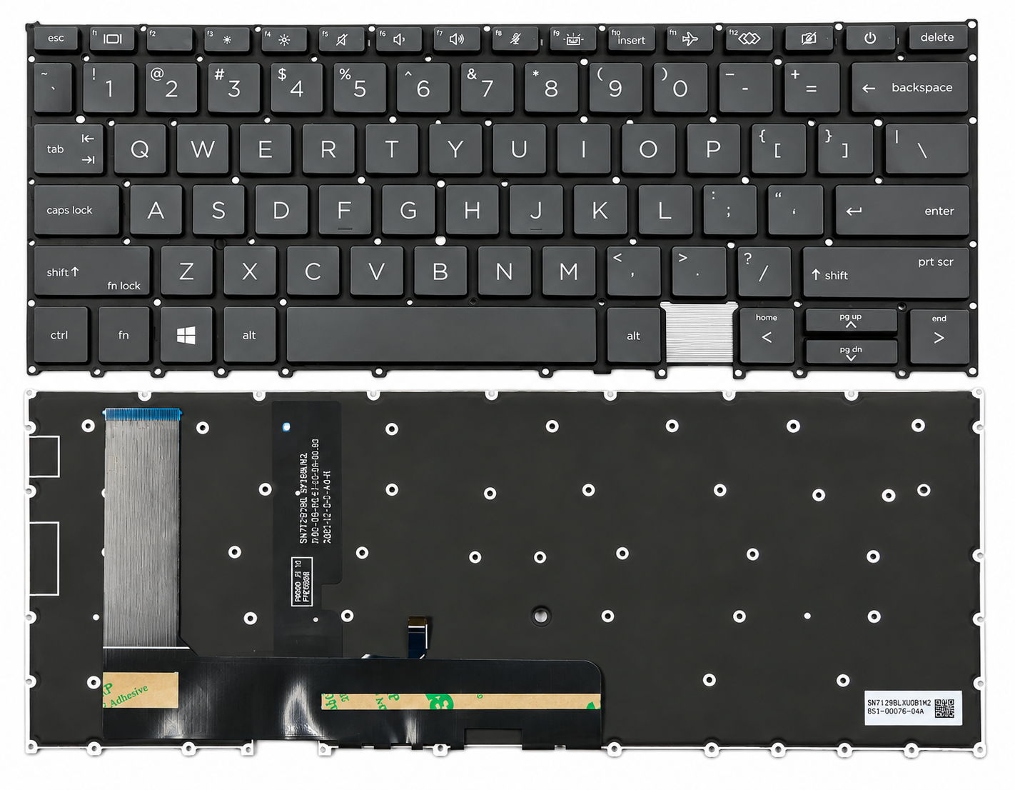 Bàn Phím HP EliteBook 1030 G7 / 1030 G8 màu đen, có đèn led Original.