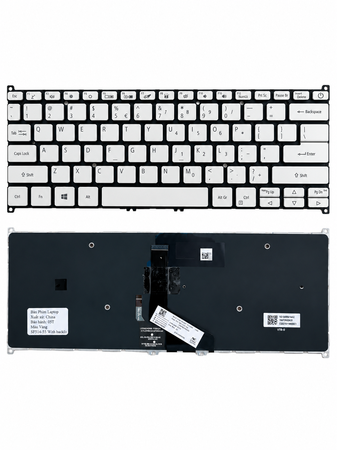 Bàn Phím Acer SF514-52 / SF514-53T / SF514-54 / SF514-55 / SF515-51T / SF314-42 / SF314-59 / 102-016M2LHA03 Original.