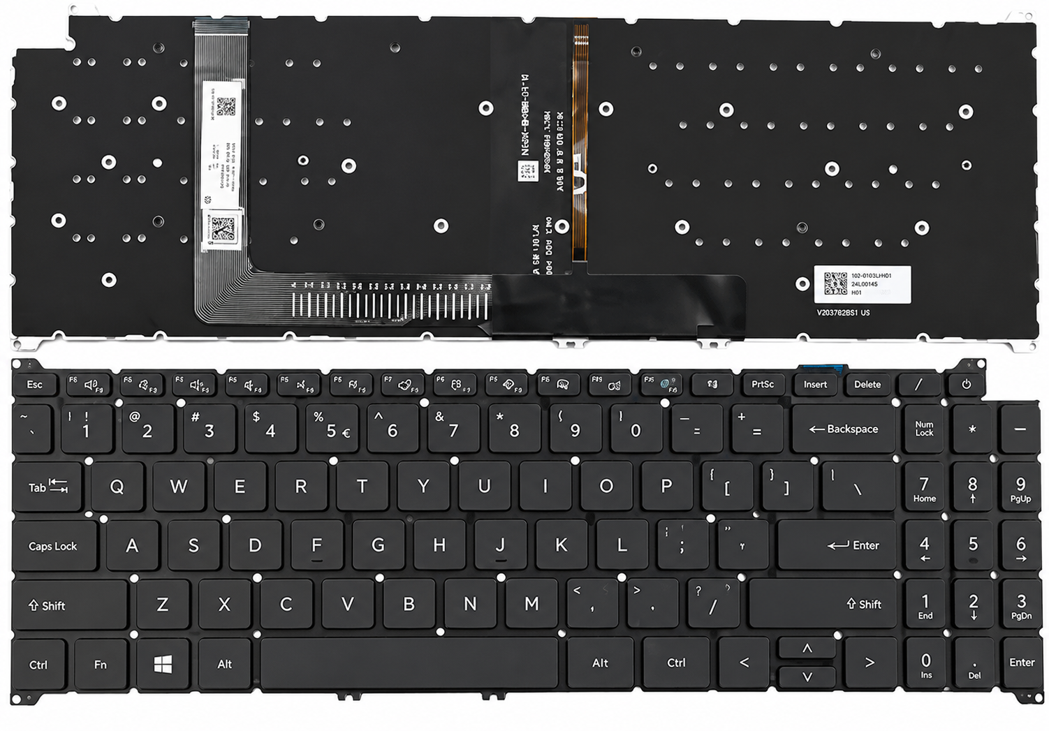 Bàn Phím Acer Swift Go 16 SFG16-71 / N23C7 màu đen, có đèn led Original.