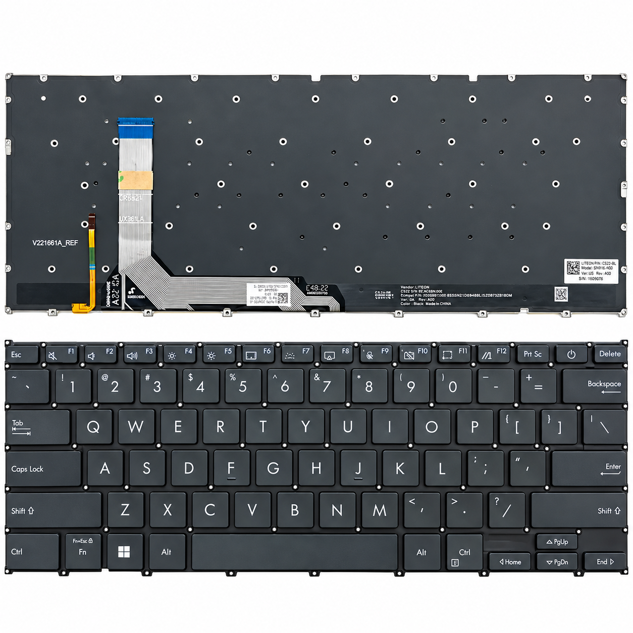 Bàn Phím Asus ZenBook 14 Flip UX3404 / UP3404 / UP3404VA / UP3404VC có đèn led Original.