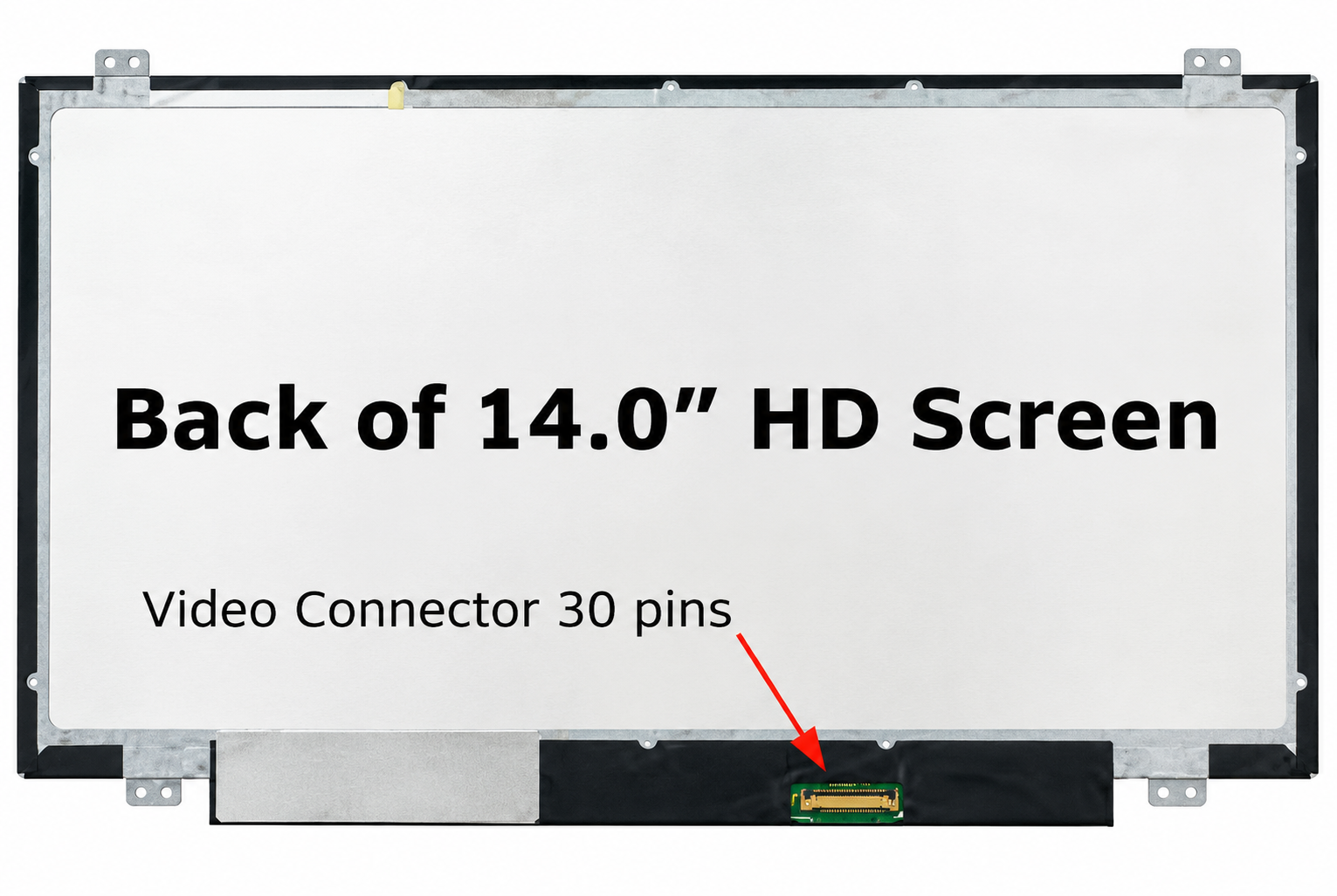 Màn hình laptop 14.0 inchs Led 30pin eDP Slim có chân ốc, mã màn NT140WHM-N41 / NT140FHM-N41