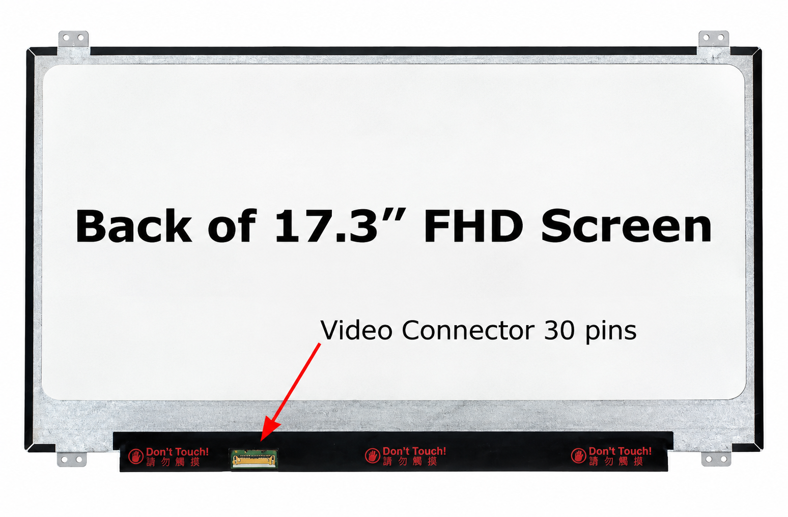 Màn hình laptop 17.3 inch FHD IPS 60Hz 30 pin eDP Slim - NV173FHM-N41 / N173HCE-E31 / B173HAN01.0
