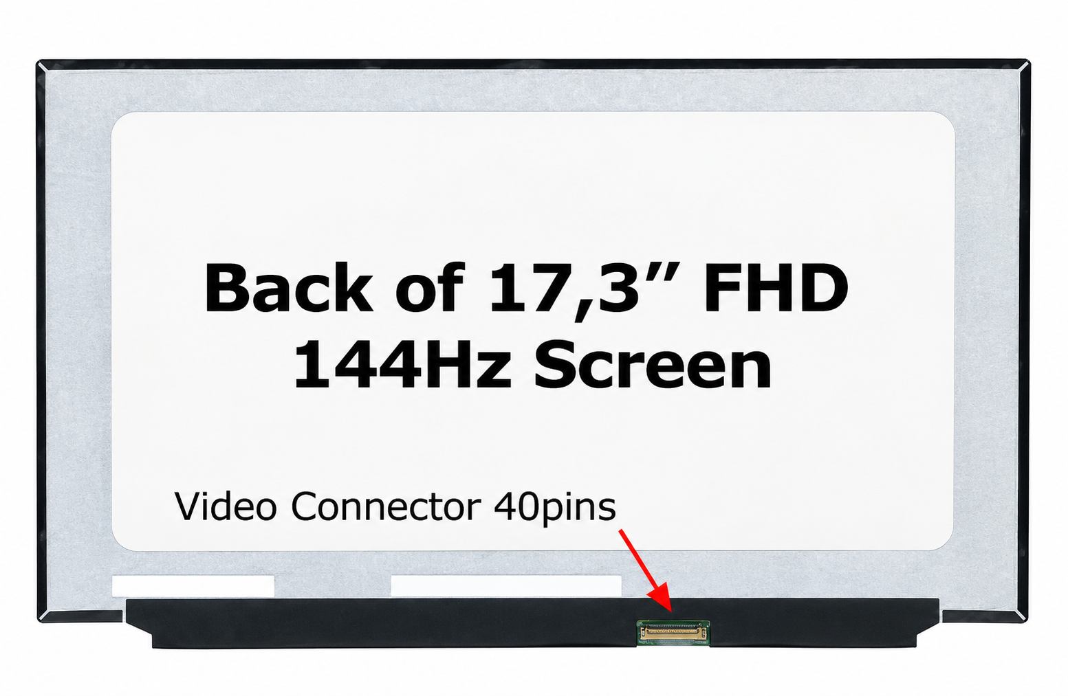 Màn hình laptop 17.3 inch FHD IPS 144Hz 40 pin eDP Gaming - NV173FHM-NX4
