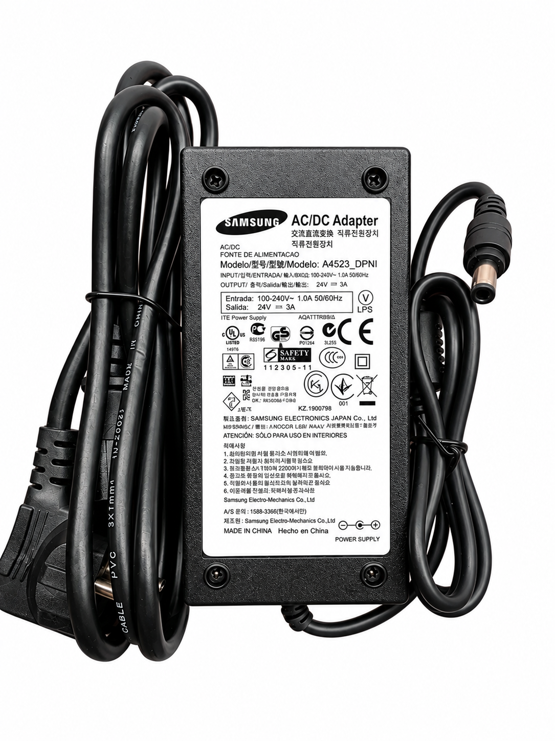 Sạc Samsung 42W 24v-3a đầu kim 5.0x3.0mm AP04214-UV