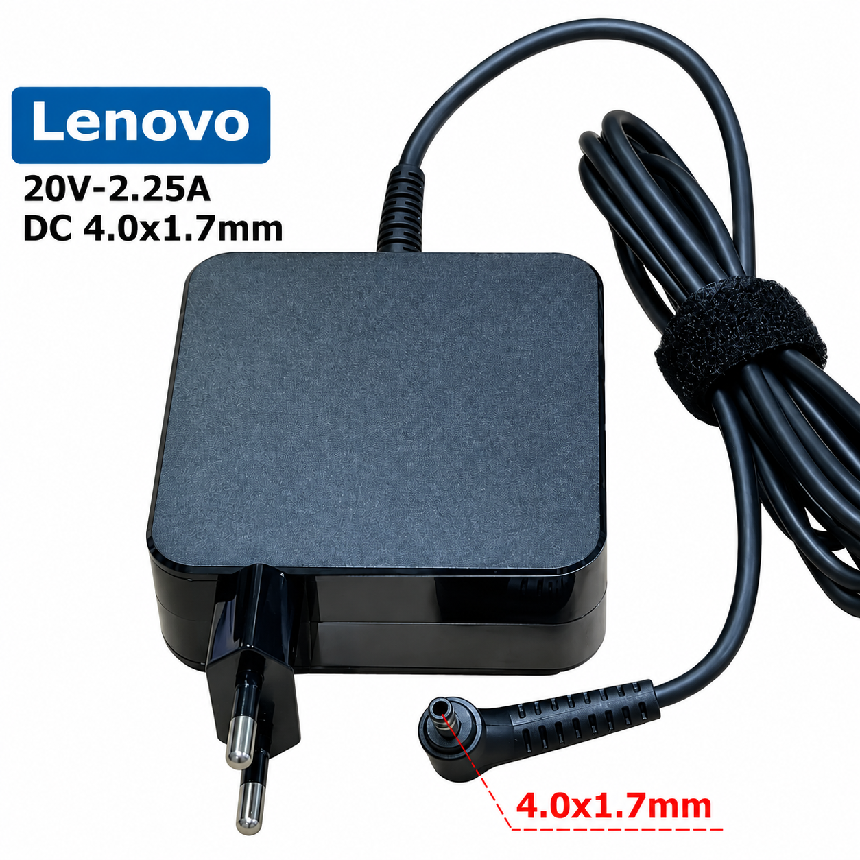 Sạc Lenovo đầu nhỏ 4.0x1.7mm hình vuông - ADLX65DLC3A / 5A10J40457
