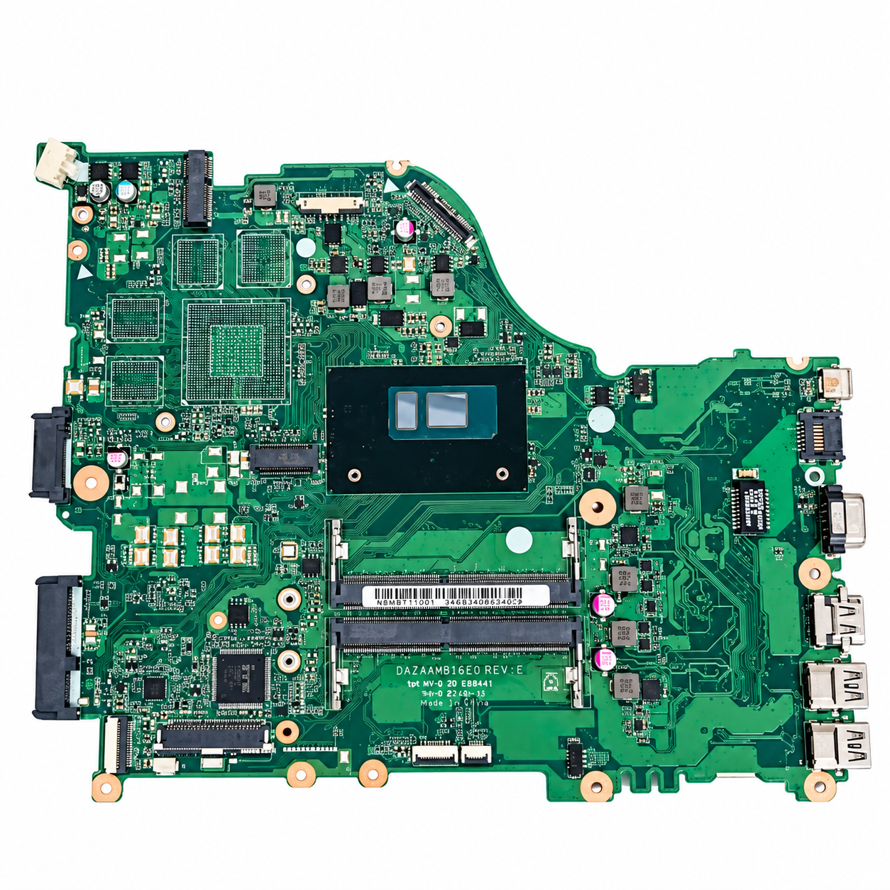 Mainboard Acer E5-575 I5-7200U DAZAAMB16E0