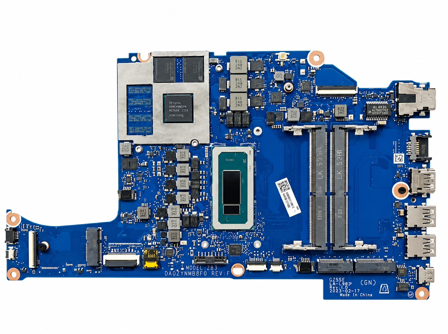 Mainboard Acer A715-76G I7 12650H RTX 2050 DA0ZYXMBAF0 REV F