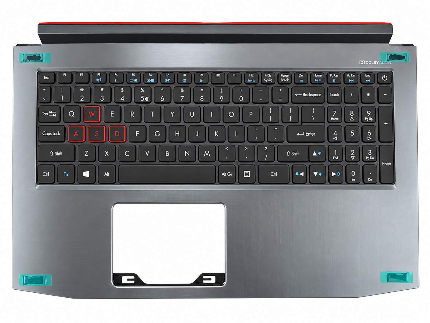 Vỏ C + Key Acer G3-571 / G3-572 new đen đỏ có led
