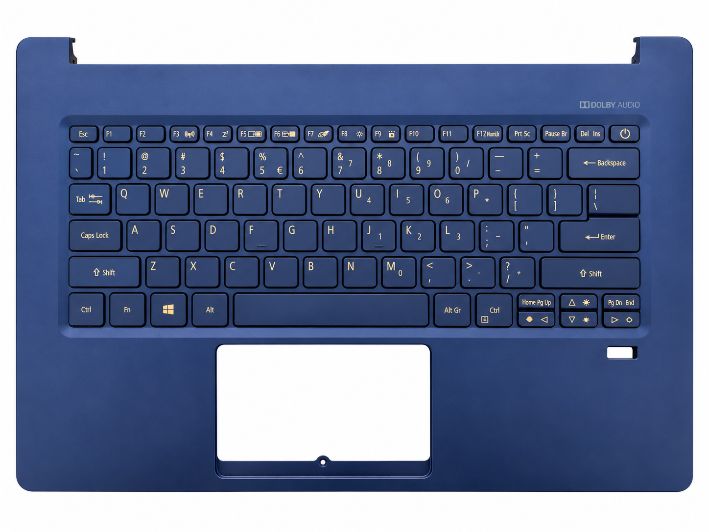 Vỏ C + Key Acer SF514-52 SF514-53 Blue new có led 6B.GTMN1.009