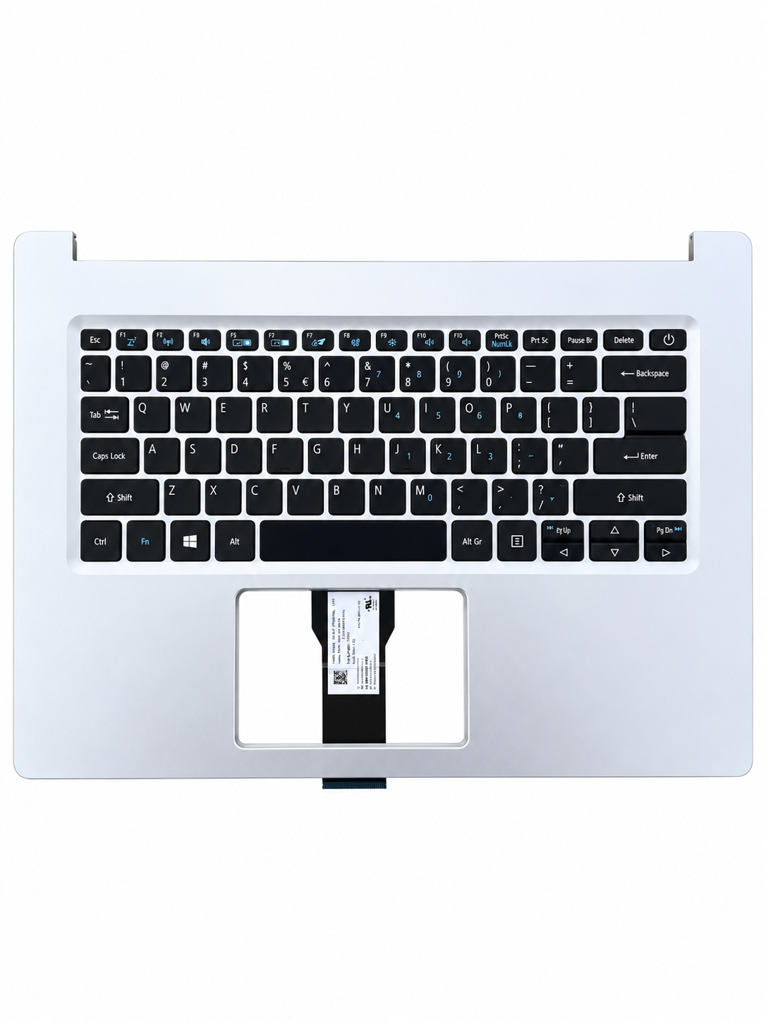 Vỏ C + Key Acer A514-52 A514-53 S40-51 Silver new có led 6B.HDZN8.032