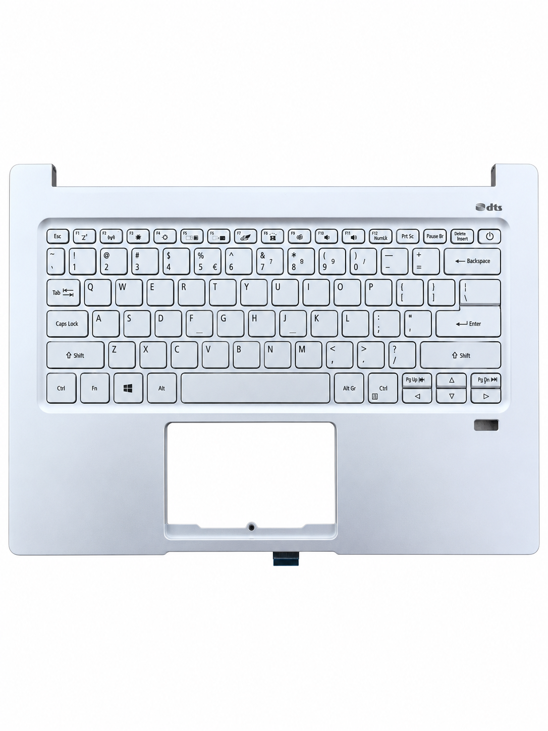 Vỏ C + Key Acer SF314-59 SF314-42 Silver có led new 6B.A0MN2.001