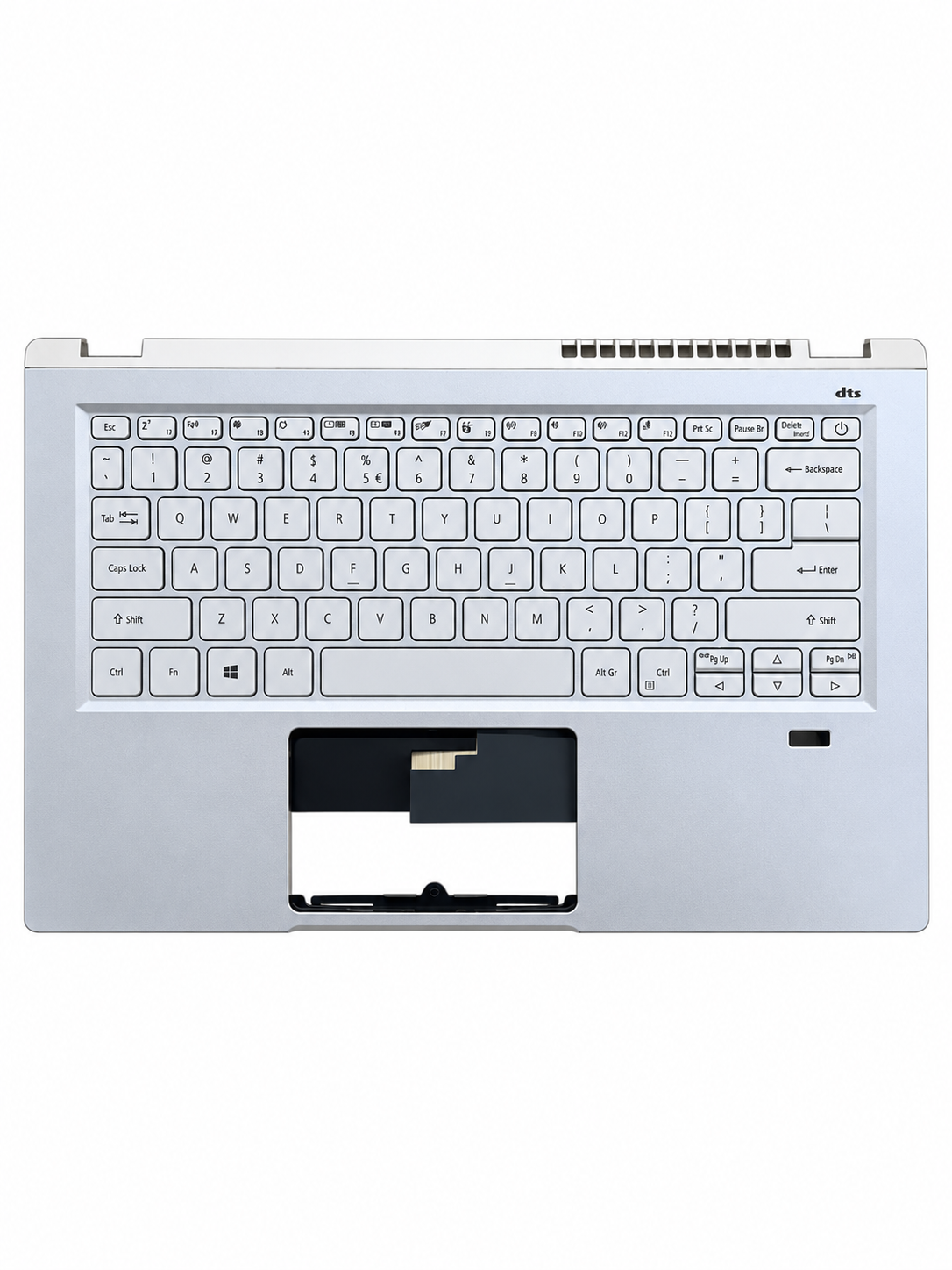 Vỏ C + Key Acer SFX14-41 Silver led new 6B.AU6N2.001