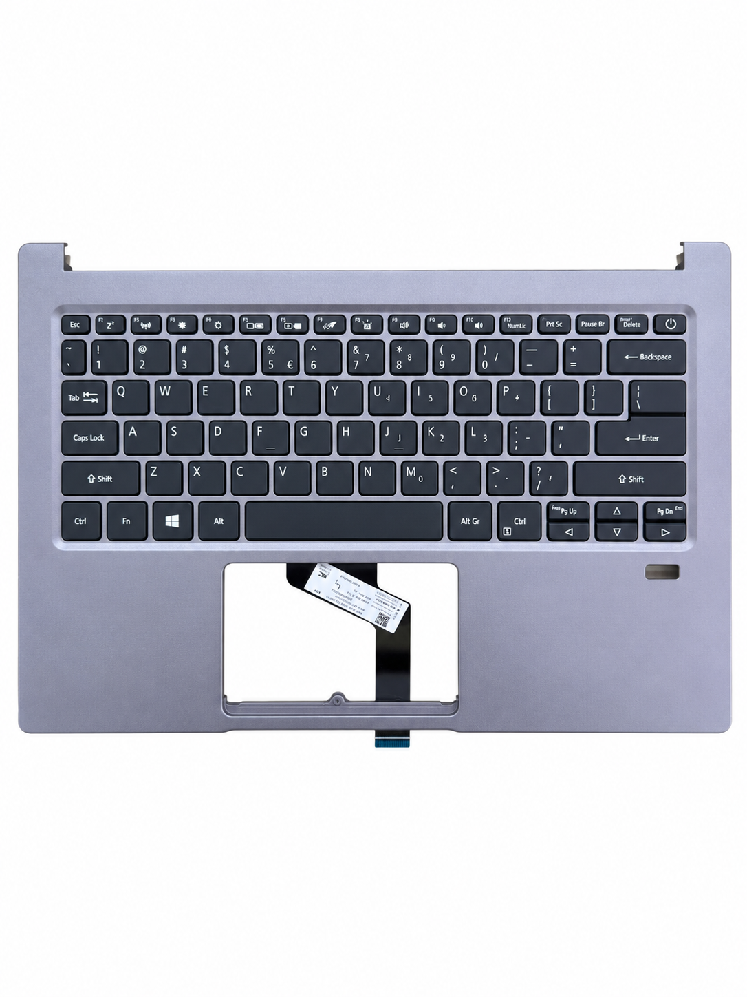 Vỏ C + Key Acer SF314-57 Silver led new 6B.HJEN8.001